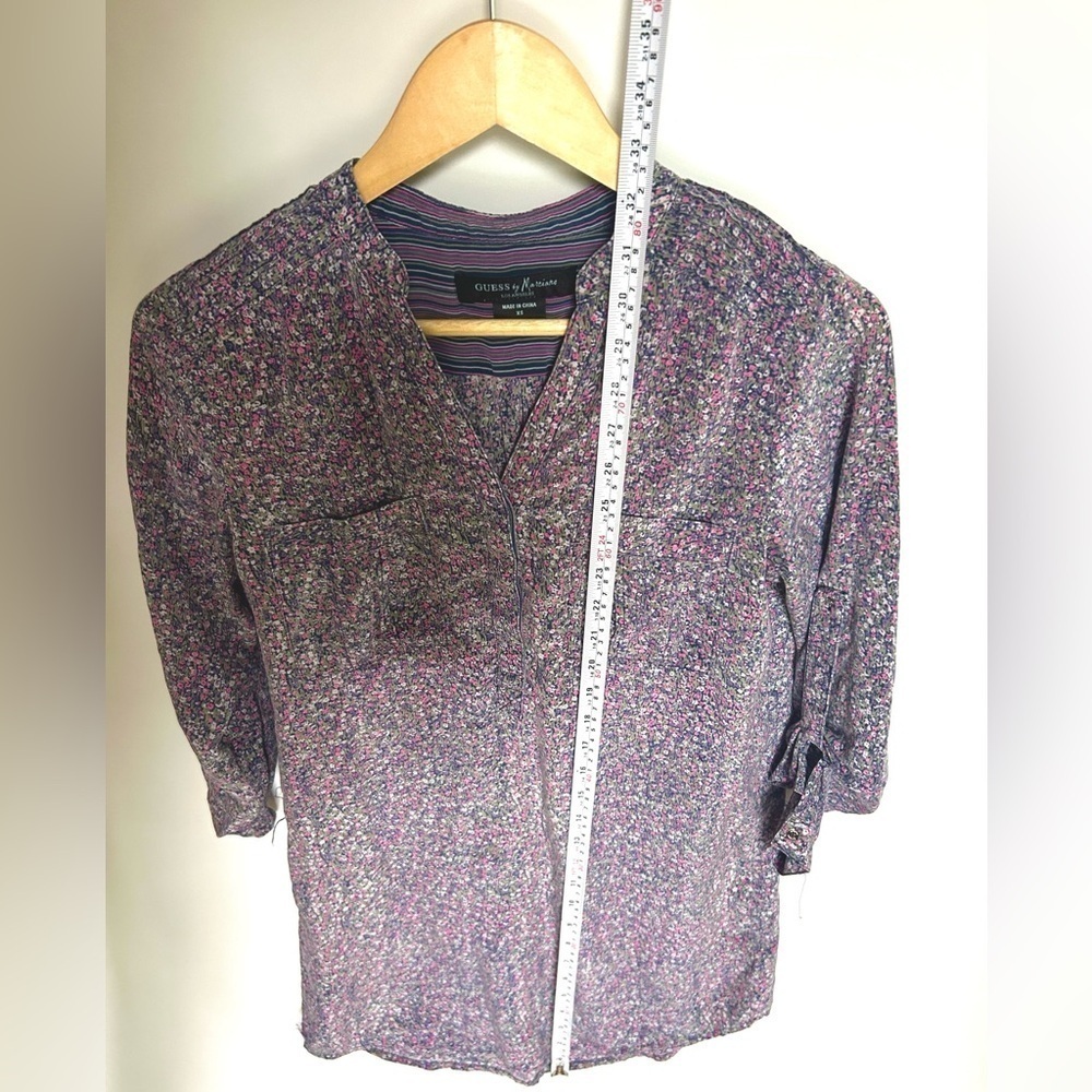 Guess by Marciano silk  Floral dress  Tunic
Long Sleeve mini - Picture 5 of 6